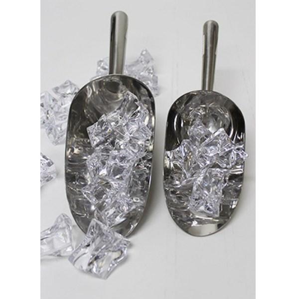 Horeka Stainless Steel Ice Scoop 360ml, 1 Piece, 1 Piece, Korean Popular Tableware