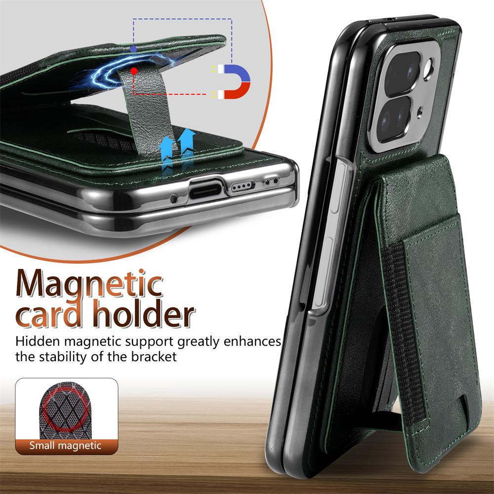 2-in-1 Detachable Leather Wallet Case For Google Pixel 10 Pro Fold with Stand Spring Hinge All-inclusive Screen Protector Cover