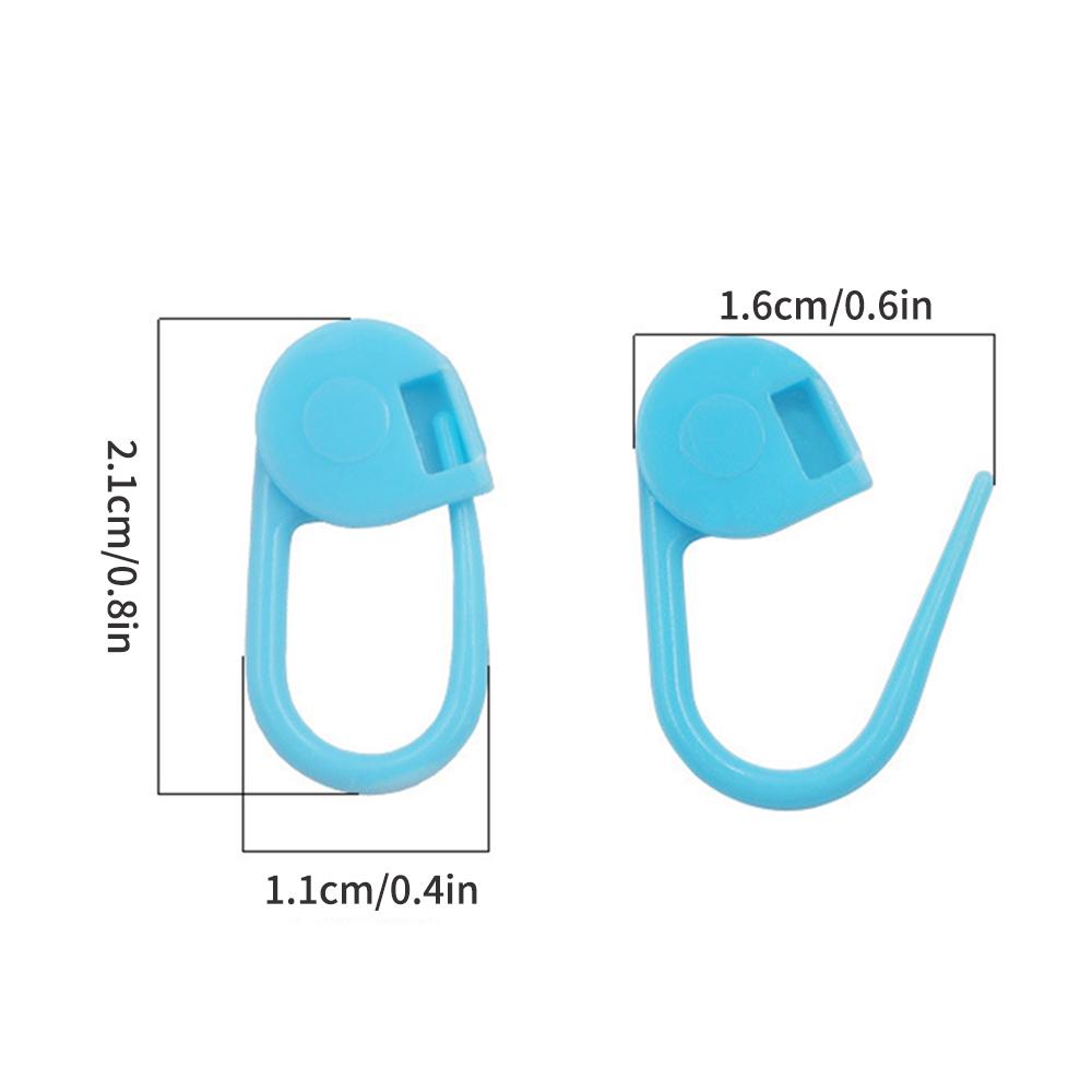 100PCS/200PCS Small Yarn Marker Color Marker Small Pin Fail-Proof Fastener Plastic Locator Buckle Colorful Paper Clip
