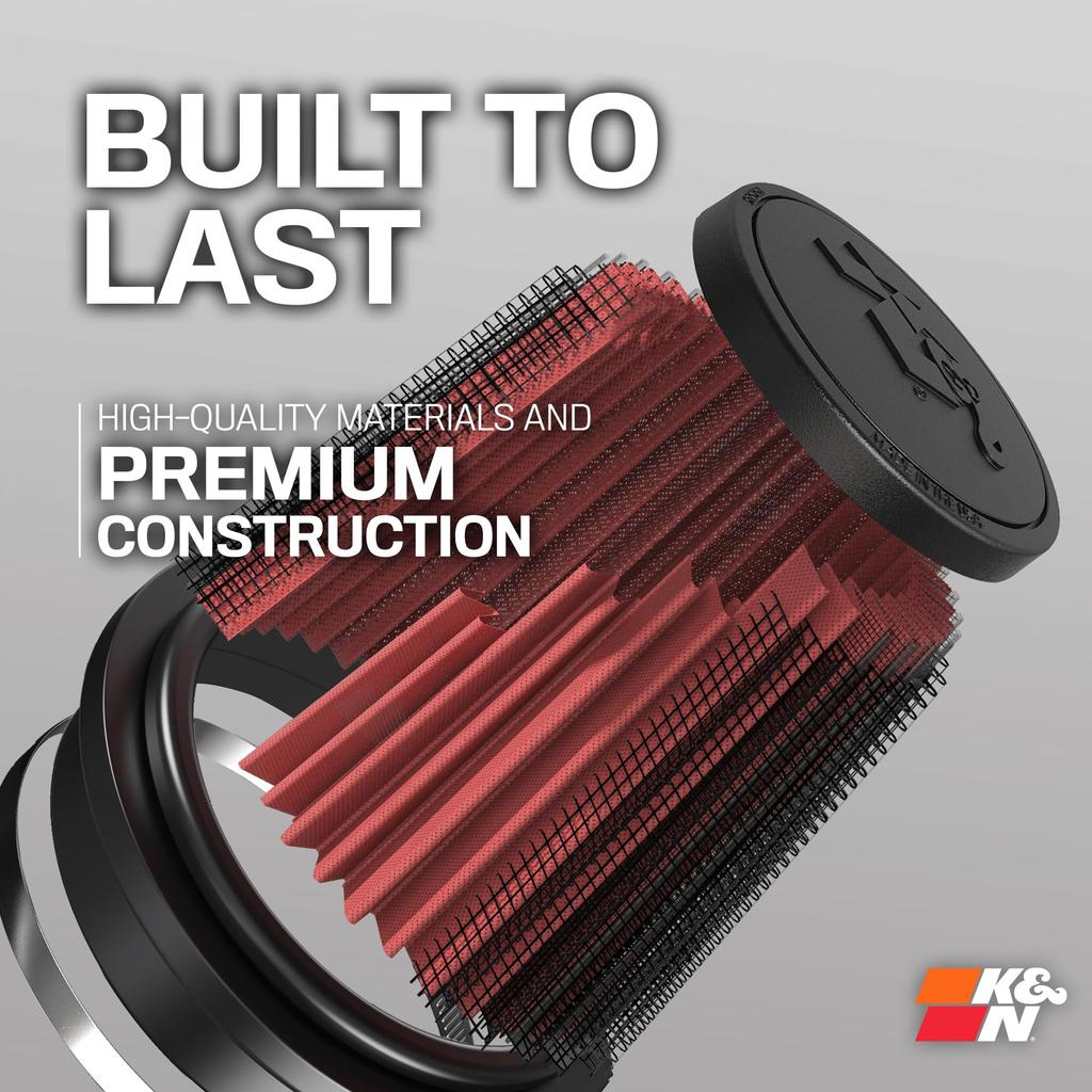K&N Universal Air Filter RU-3600 (Rubber head tapered type 102mm)