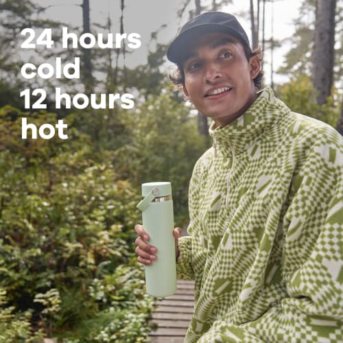 Wide Mouth 20oz (591ml) Agave Stainless Steel Water Bottle (Official Japanese Product)