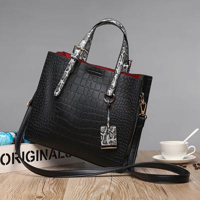 Women Bag Portable European and American Fashion Crocodile Pattern Shoulder Messenger Bag