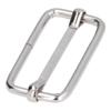 50pcs Silver Tri-Glide Buckle Rectangle Shape Adjustable Strap Buckle  For Fasteners