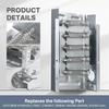 W10724237 279838 Dryer Heating Element Replacement for Whirlpool Ken-more Dryer -4531017 Dryer Heater-Replacement 3398064 3403585 8565582 AP3094254
