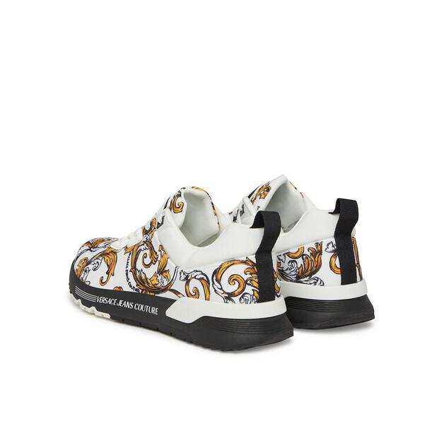 Мужские кроссовки Versace Jeans Couture 78ya3sa1 белые