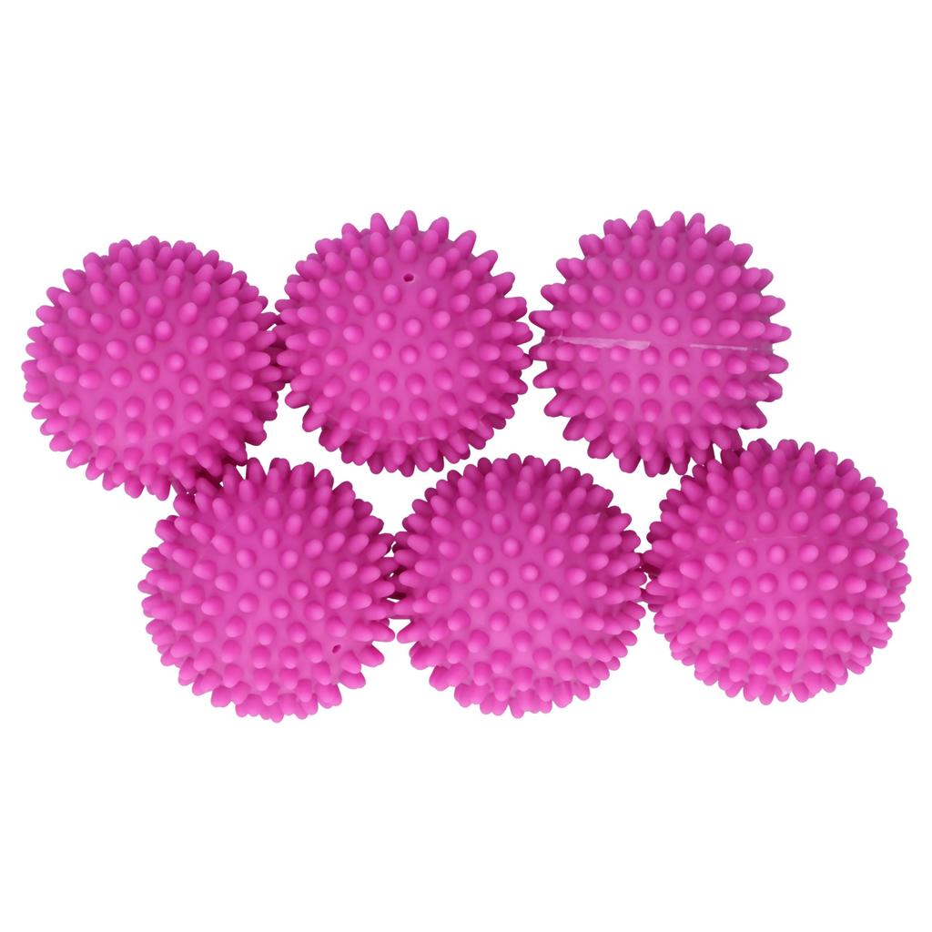 12Pcs Washing Ball Reusable Laundry Cleaning Balls Tool Household Supplies Rose Red