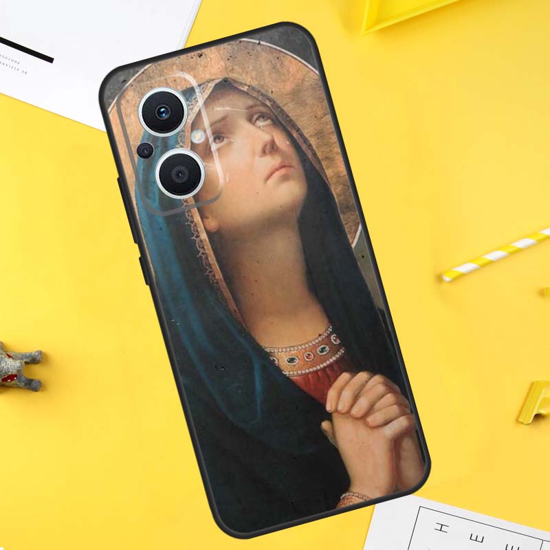 

Holy Mother Virgin Mary Christian Cover For OPPO Reno 10 Pro 8T 2Z 4Z 5Z 4 5 6 7 8 Lite OPPO Find X6 X5 X2 X3 Pro Lite Case OPPO Reno5 Z