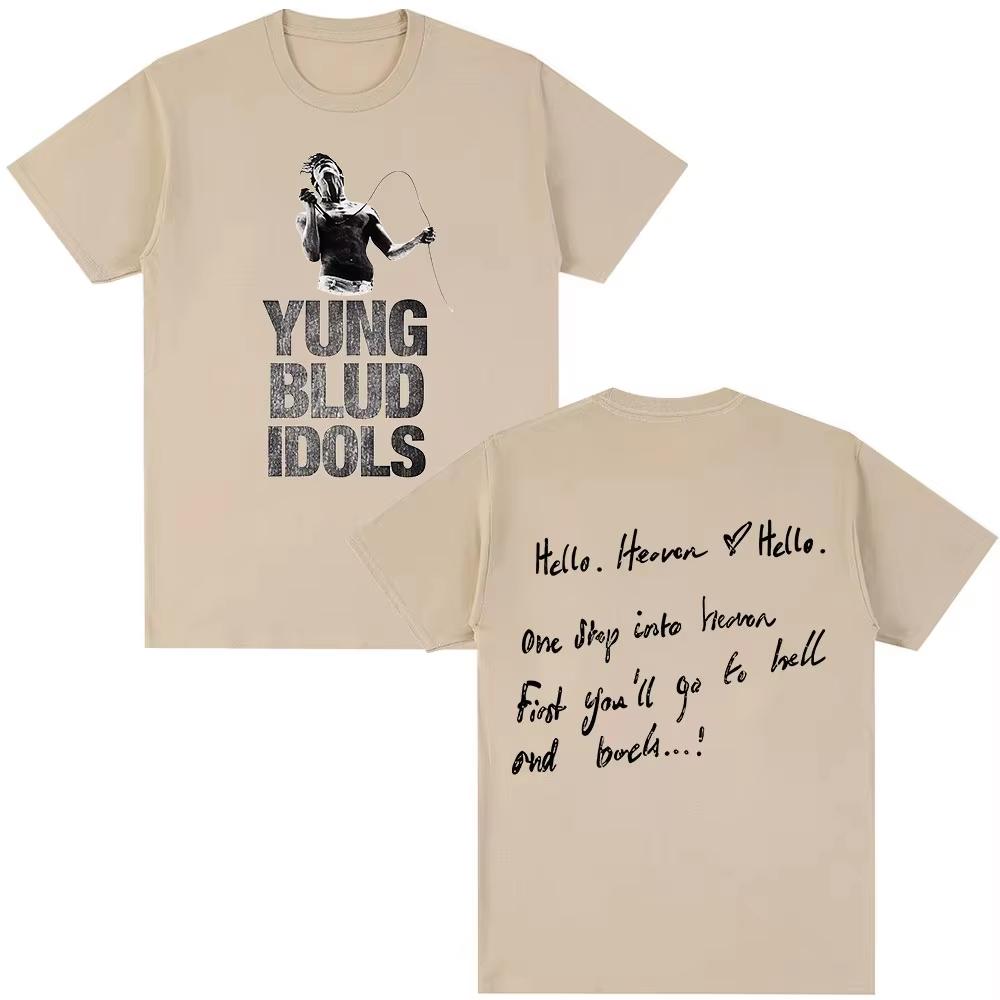 

Yungblud IDOLS Album Tour 2025 T Shirt Mens Women Hip Hop Short Sleeve T-shirt Casual Cotton Oversized Tees Shirt Top Streetwear 4XL
