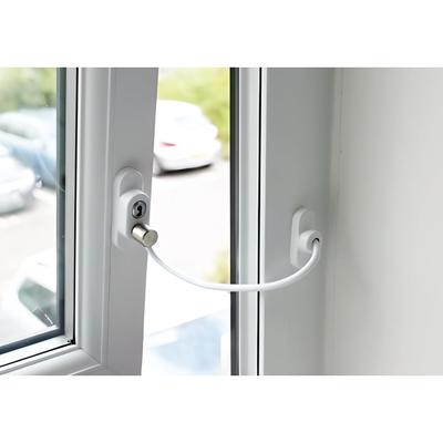 Window Lock Restrictors,Sliding Window Limiters with Keys,Anti-Theft Guards for Children's Safety and Security