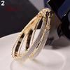 Smart Vintage Alloy Dull Polish Drop Ear Round Big Circle Hoop Earrings Jewelry
