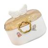 Children Cartoon Hair Accessories Box Dustproof Divided Large Capacity Hairpin   with Lid for Kids