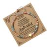 Trendy Natural Stone Bracelet Adjustable Wristchain Fashionable Wristband Accessory for Everyday Wear and Event
