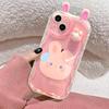 Cute 3D Bear Rabbit Ugly Frog Eyes Ears Phone Case For Realme C55 C67 C35 C33 C21Y C25Y C30 C30S C21 C15 8 12 Pro Plus 5G Cover