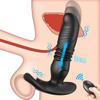 Mannlig silikon anal vibrator prostatastimulator forsinket cum butt plug dildo sexleketøy for voksne