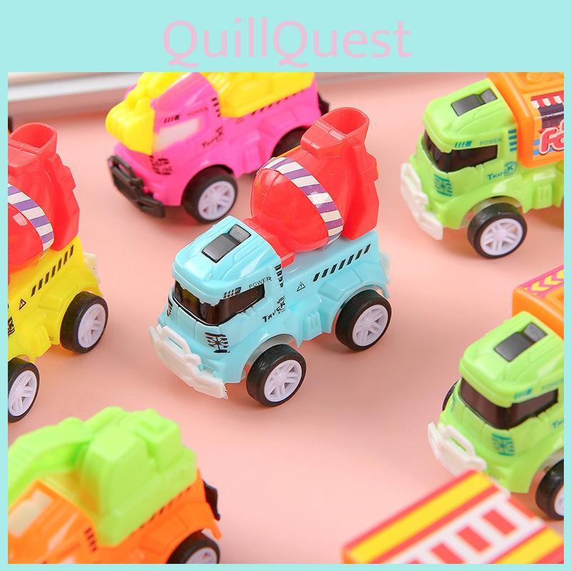 Simulation Mini Inertia Color Engineering Vehicle Children Toy For Early Development