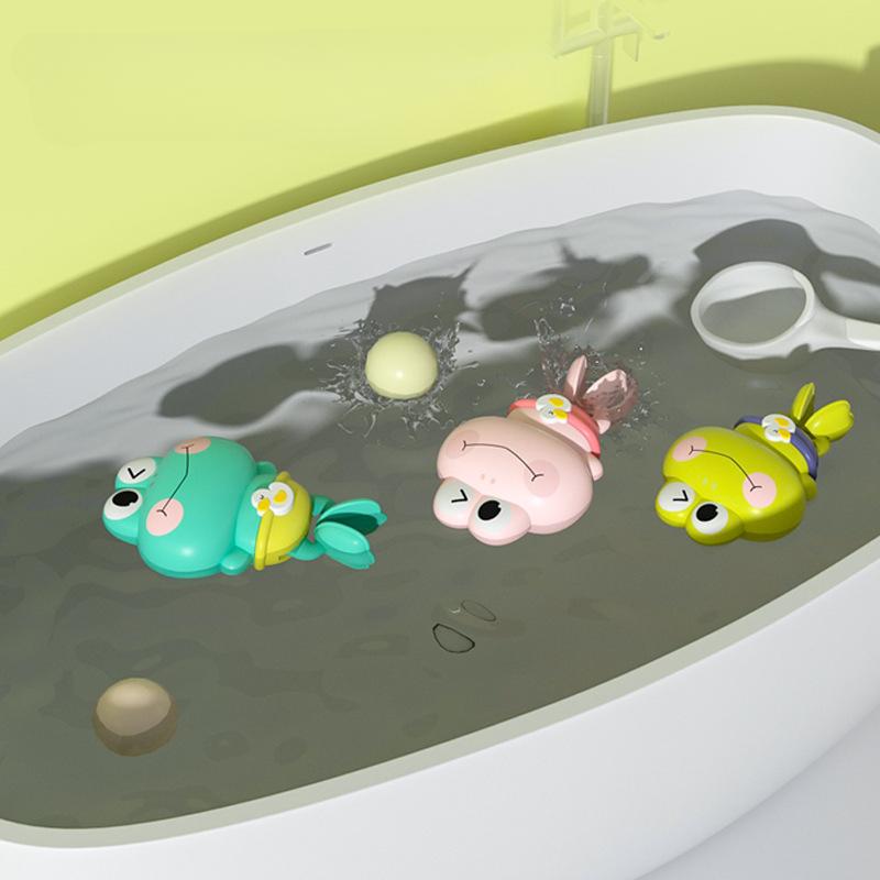 Summer Baby Water Play Toys, Clockwork Frog, Swimming Turtle, Bathing Swimming, Bathroom Toys, Children's Water Play