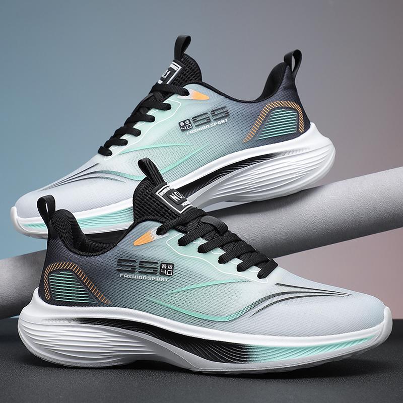 Men's Casual Shoes Shock-proof Comfortable Outdoor Running Fitness Training Sports Shoes Mesh Shoes Tenis Masculino