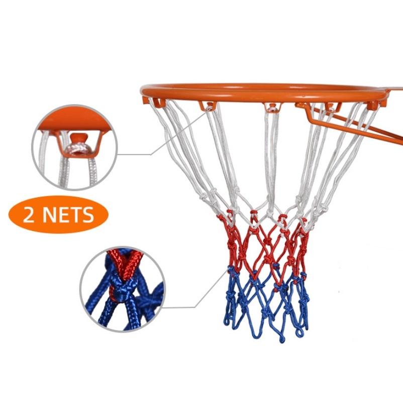 Buy 2 Pairs Outdoor Round Rope Basketball Net, Colour 3.0mm