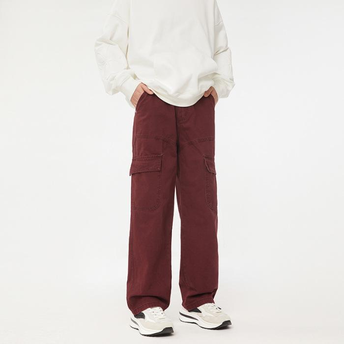 Encore Red American High Street Working Jeans Mens Maillard Vintage Style Everyday Pants S