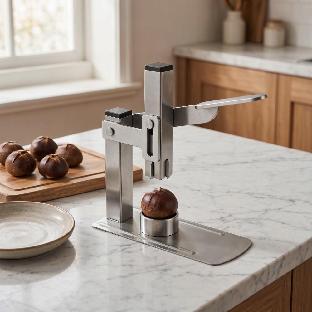 Labor-Saving Chestnut Peeler Stainless Steel Heavy-Duty Chestnut Cracker Walnut Clip Elderly