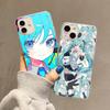 Etui do Samsung A04 A14 A23 A34 A54 M23 M33 M52 M53 Realme 10 9 C30S C35 C55 VIVO Y02S Y21 Y51 X80 Pro Przezroczyste etui WI70 Hatsune Miku