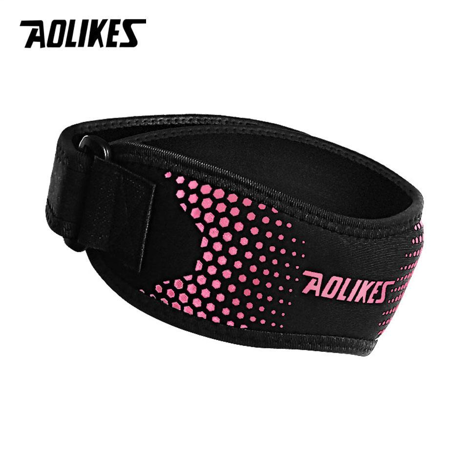 Aolikes Kniebrace Ondersteuning 1 Stuk Voor Artritis ACL Hardlopen Basketbal Sport Patellaband Meniscus Scheur Verlichting Atletisch