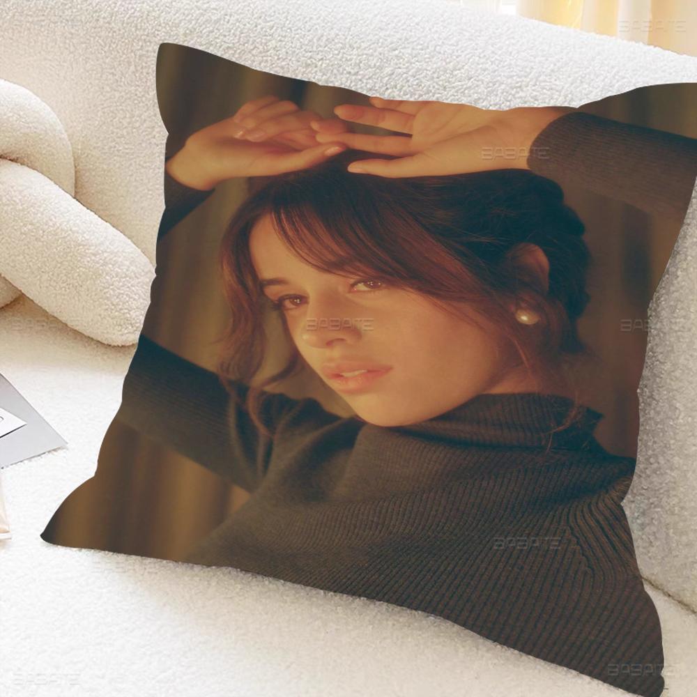 Singer C-camila C-cabello Cushion Cover Pillowcase Upholstery Sofa Throw Pillow Home Decor Pillowcas