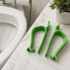 Toilet Seat Alignment Fixing Accessory Bathroom Seat Stabilizer Clip 3D Printed One-Piece No Drill Installation Click