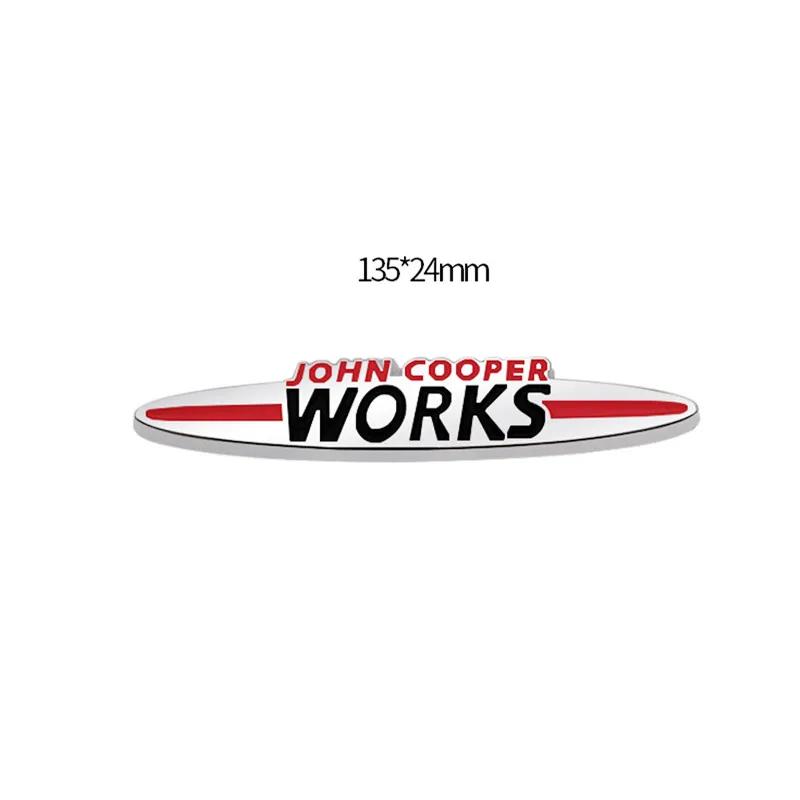 Metal JCW John Cooper Works Emblem Badge Decals For Mini Coopers Clubman Countryman Car Sticker R50 R52 R53 R55 R56 R57 R58 F55