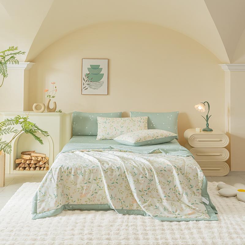 Clever New Cotton Small Fresh Printed Cotton Summer Quilt