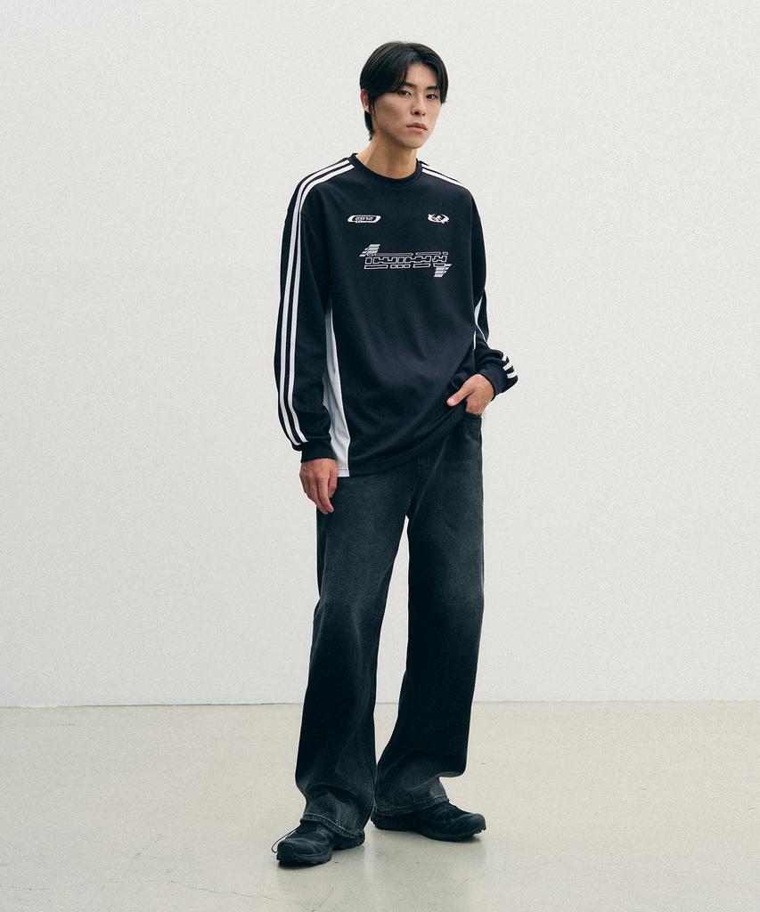 Ledeoli Football Jersey Long Sleeve [Black]