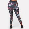 Printed Tight Pants, High Waisted Sports Leggings, Women's Yoga Clothes, Yoga Pants, Elastic Sports Pants