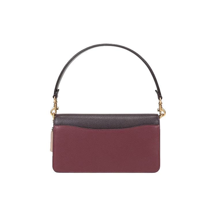 Coach Tabby 26 Top Handle Leather Shoulder Bag Women Bags Cherry Dark-Red Mauve 76105-B4MZI