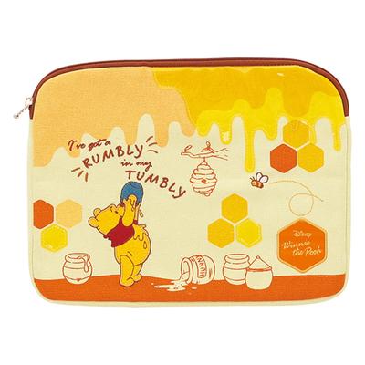 Marushin Tablet Case, Disney Winnie the Pooh Honey World Canvas Fabric with Appliqué Embroidery, 2335054400