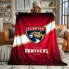 Florida Panthers Ultra Soft Flannel Throw Blanket Warm Cozy Blanket for Bed Couch or outdoor best gift