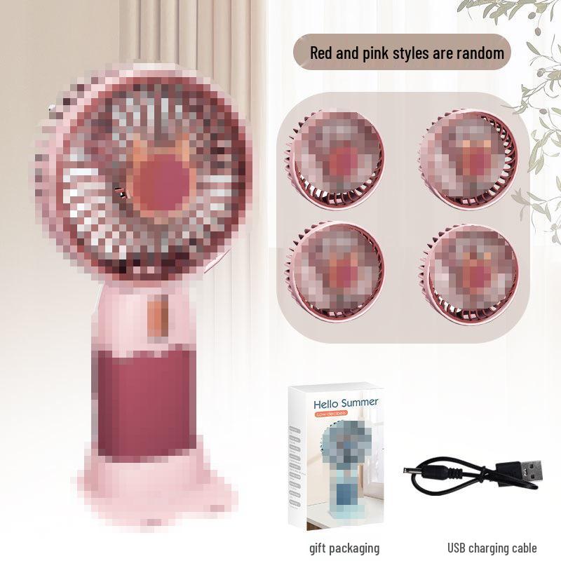 Rechargeable Cartoon Mini Handheld Desktop Fan 16x8x2 cm