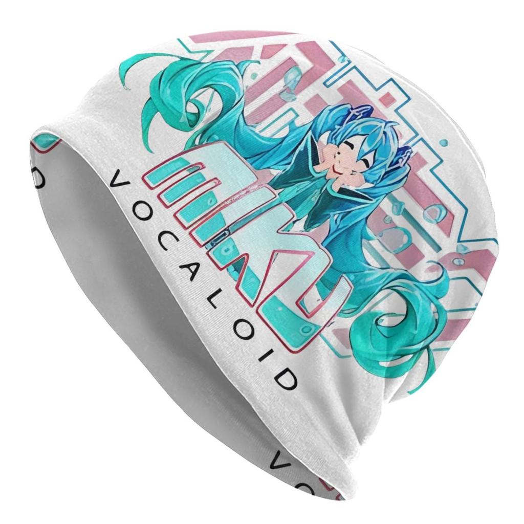 Hatsune Miku Chemo Beanie Unisex Women Winter Wear Skullies Caps Bonnet Knitted Hat