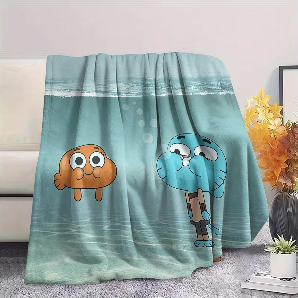 The Amazing World of Gumball2 Flannel Blanket, High quality Comfortable for All Seasons, Home Decor, Warmth and Comfort