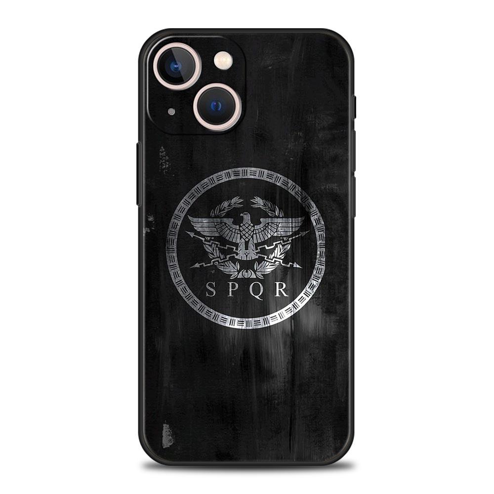 

Чехол для телефона iPhone 17 16e 15 14 13 12 11 Pro Max SE 7 8 Plus Оболочка iPhone 16 Мягкий ТПУ Чехол Эмблема Римской Империи For iPhone 7 8 SE