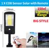 ZK30 Outdoor Spotlights LED Street Floodlight Solar Panel Lighting Lamp Road Lamp Wireless Outdoor Waterproof Road Light 20 Hour