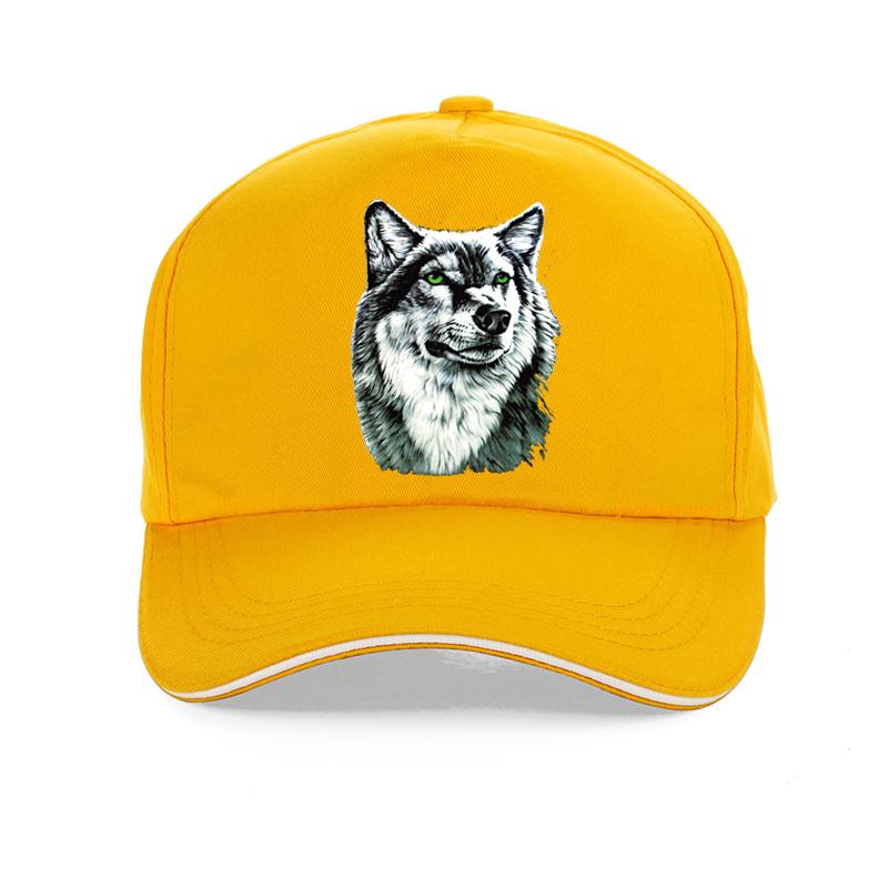Unisex Animal 3D Print Wolf Baseball Caps Hip-Hop Trucker Unisex Outdoor Sport Sunhat Women Breathable Snapback Adjust Hat