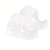 2PCS Toe Separator Orthotics for Foot Discomfort Repair Overlapped Toes (Pink/White)