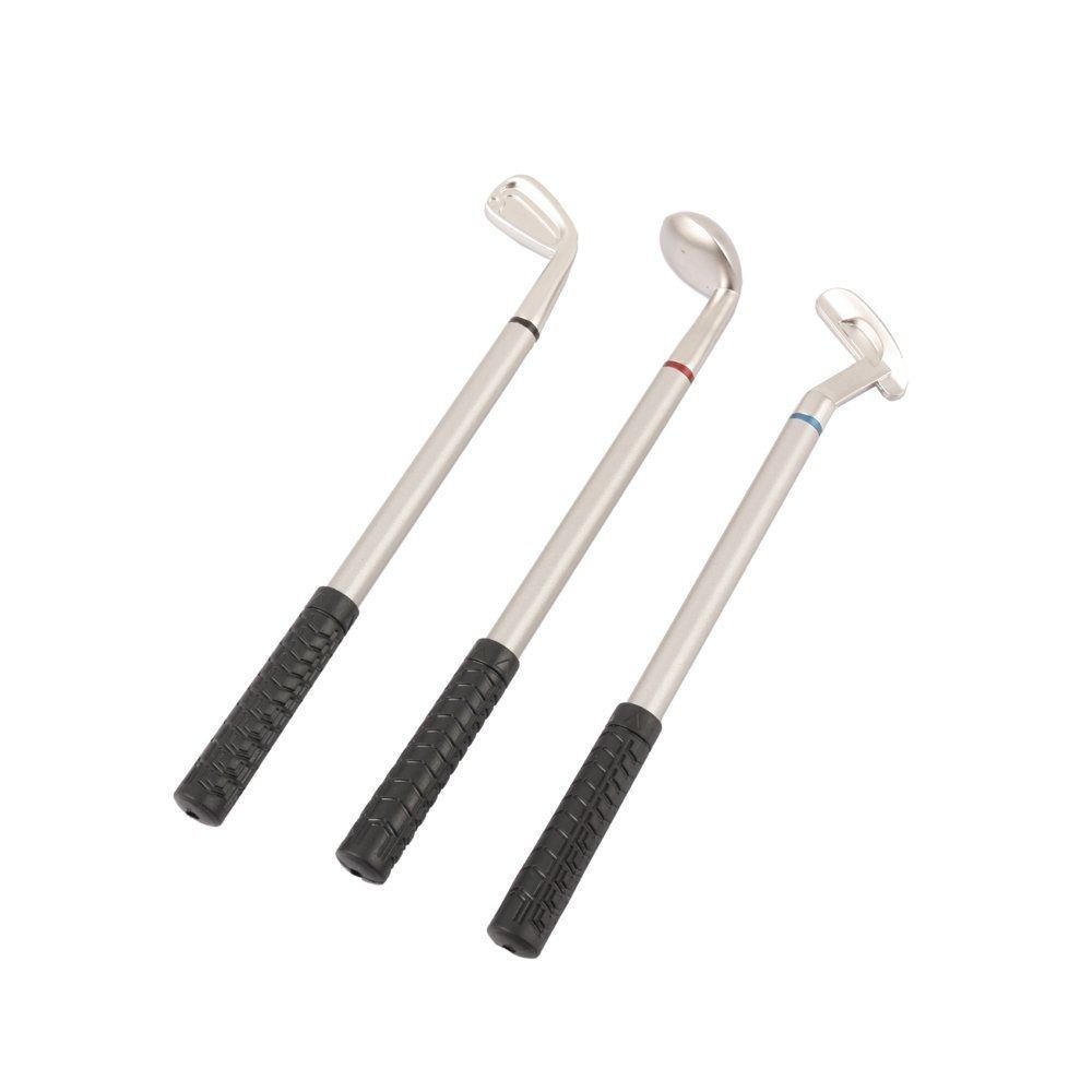 Golf Club Gift Black/Red/Blue Ink Golf Shaped Ballpoint Pen Neutral Pen Golf Putter Pen Set Gel Pen