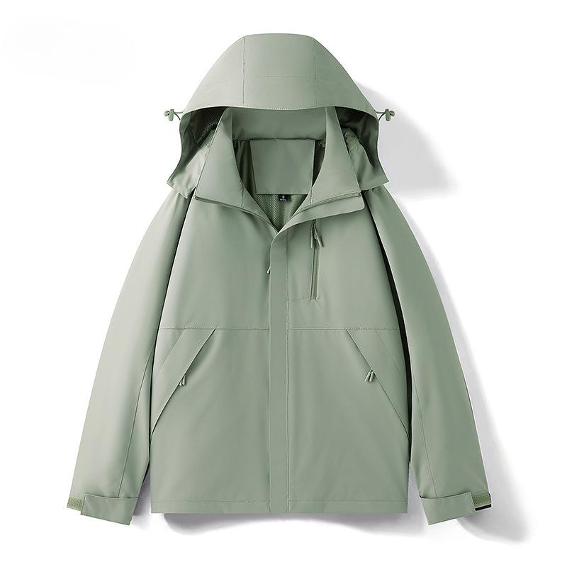 Men's Fashion Brand Spring New Jacket Thin Men's and Women's Single-layer Color-blocked Windproof and Waterproof Jacket Mountaineering Jacket