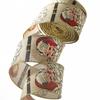 10yards 6cm Wide Printed Rib Band Christmas Style Ribbon Hand Bow Wrapped Ribbon Christmas Decorative Ribbon Gift Box Packaging