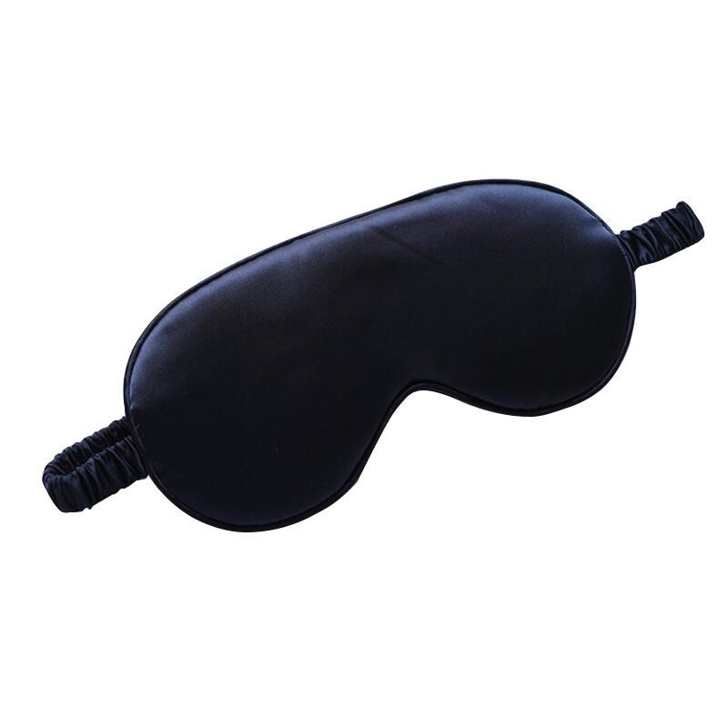 Laobaojia Imitation Silk Sleep Eye Mask One Size темно-синий