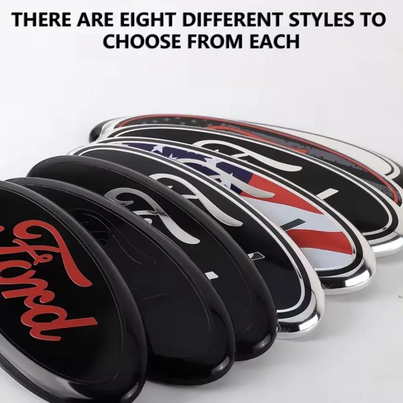 Nová 2026 Samolepka na auto Znak na přední mřížku auta Logo na zadní kufr Odznak Samolepka Příslušenství Pro Ford Focus mk2 mk3 Fiesta mk7 Ranger