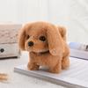 Kids Electric Plush Dog Toy Interactive Barking Nodding Movable Tail Walking Puppy Plushie Toddlers Educational Simulation Stuffed Animal Toy
