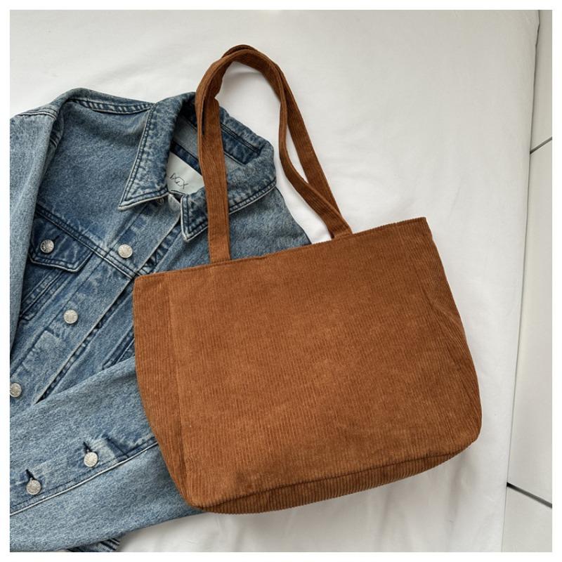 Women Canvas Corduroy Tote Bags Handbag Messenger Shoulder Bag shopping bag UK