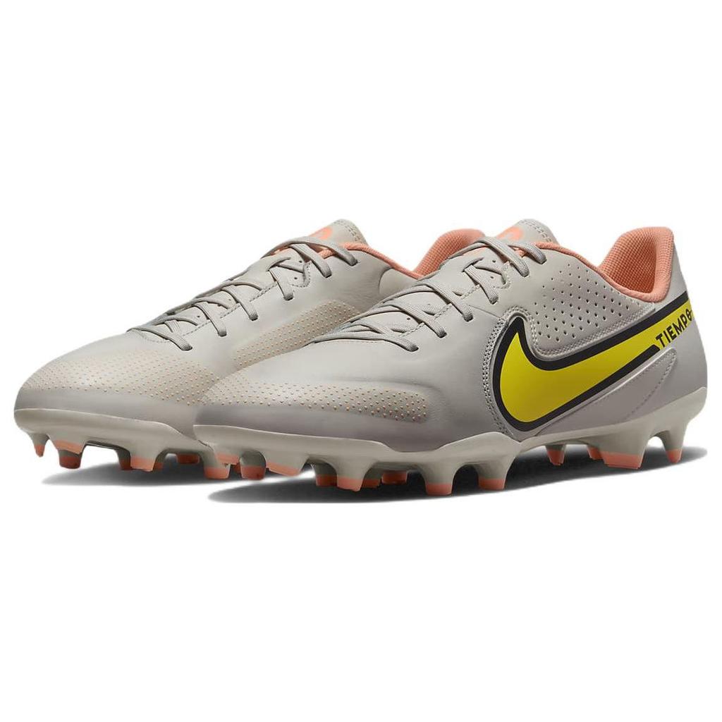 Nike Tiempo Legend 9 Academy MG Phantom Yellow Strike Unisex Sneakers Cream Sunset-Glow DA1174-002